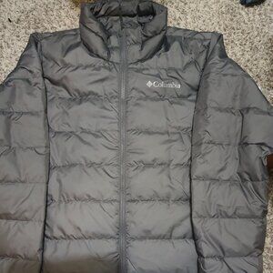 Columbia Men XSmall Hooded Jacket, Omniheat & Grey